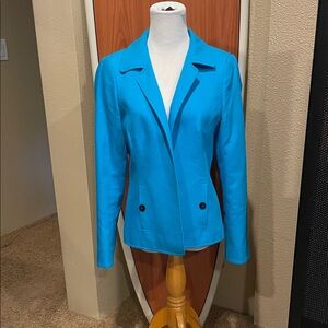 Chic Turquoise Blazer for Women
